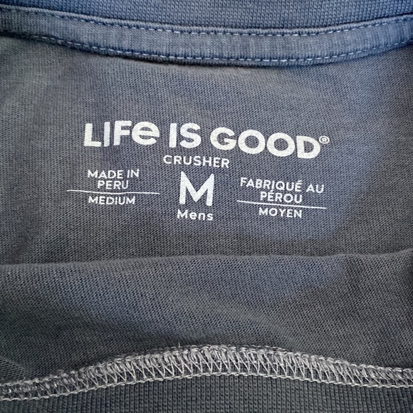 COPY - Life Is Good Men’s long sleeve crusher tee Sz Medium-“Don’t Moose With M… - Picture 4 of 4